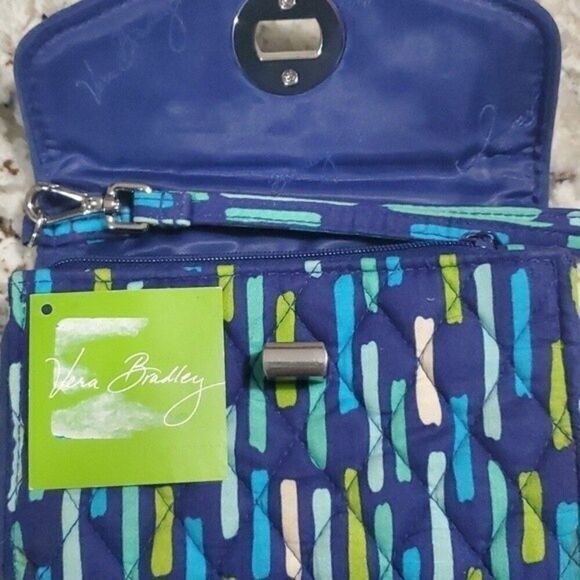 Vera‎ Bradley Katalina Showers 'Your Turn' Smart Phone Wristlet FLAWED * - Picture 9 of 9